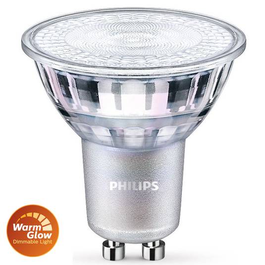 Philips riflettore LED GU10 PAR16 6,2W WarmGlow