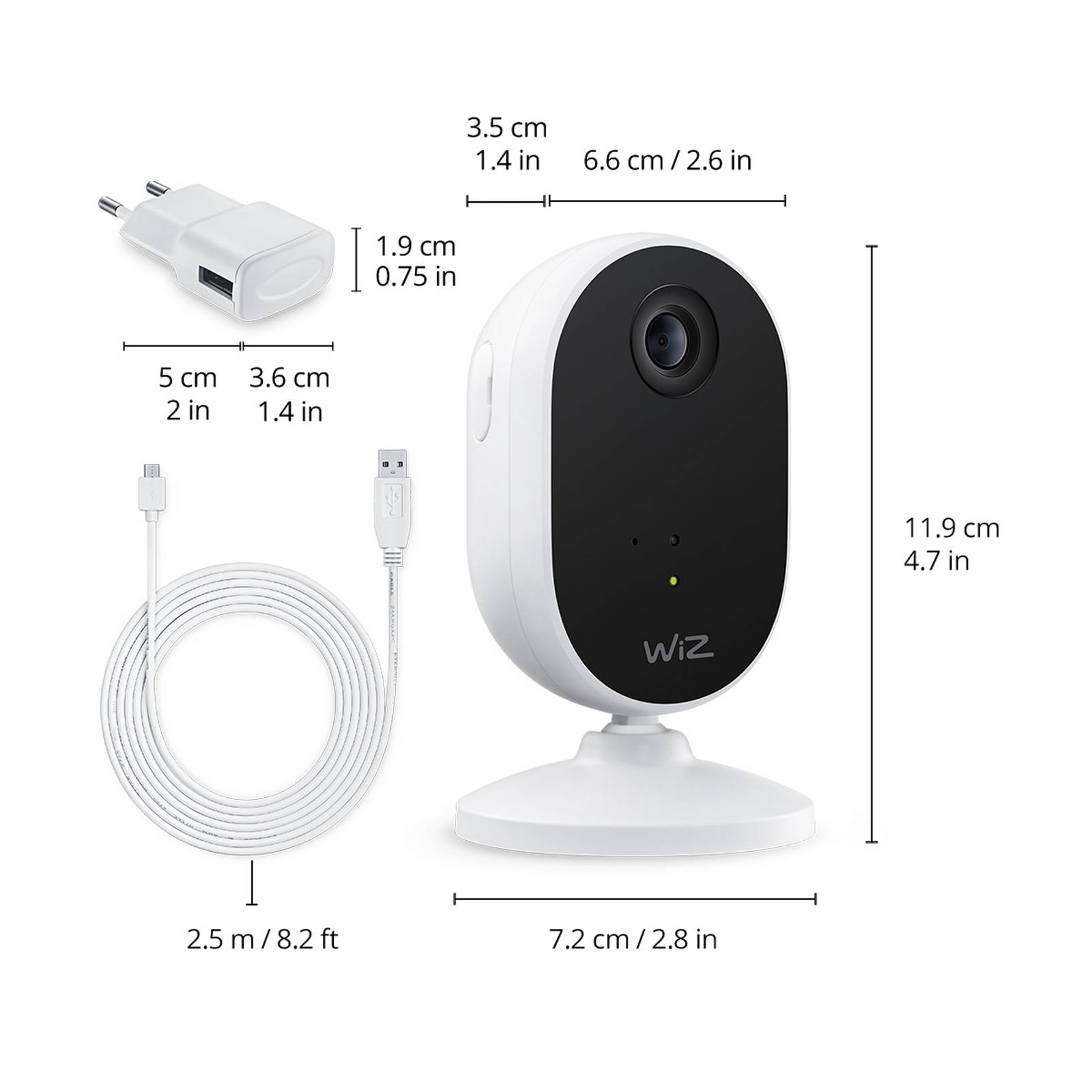 HW WiZ Indoor Security Kamera z Wi-Fi