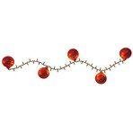 LED-Lichterkette 2in1, Cranberry red