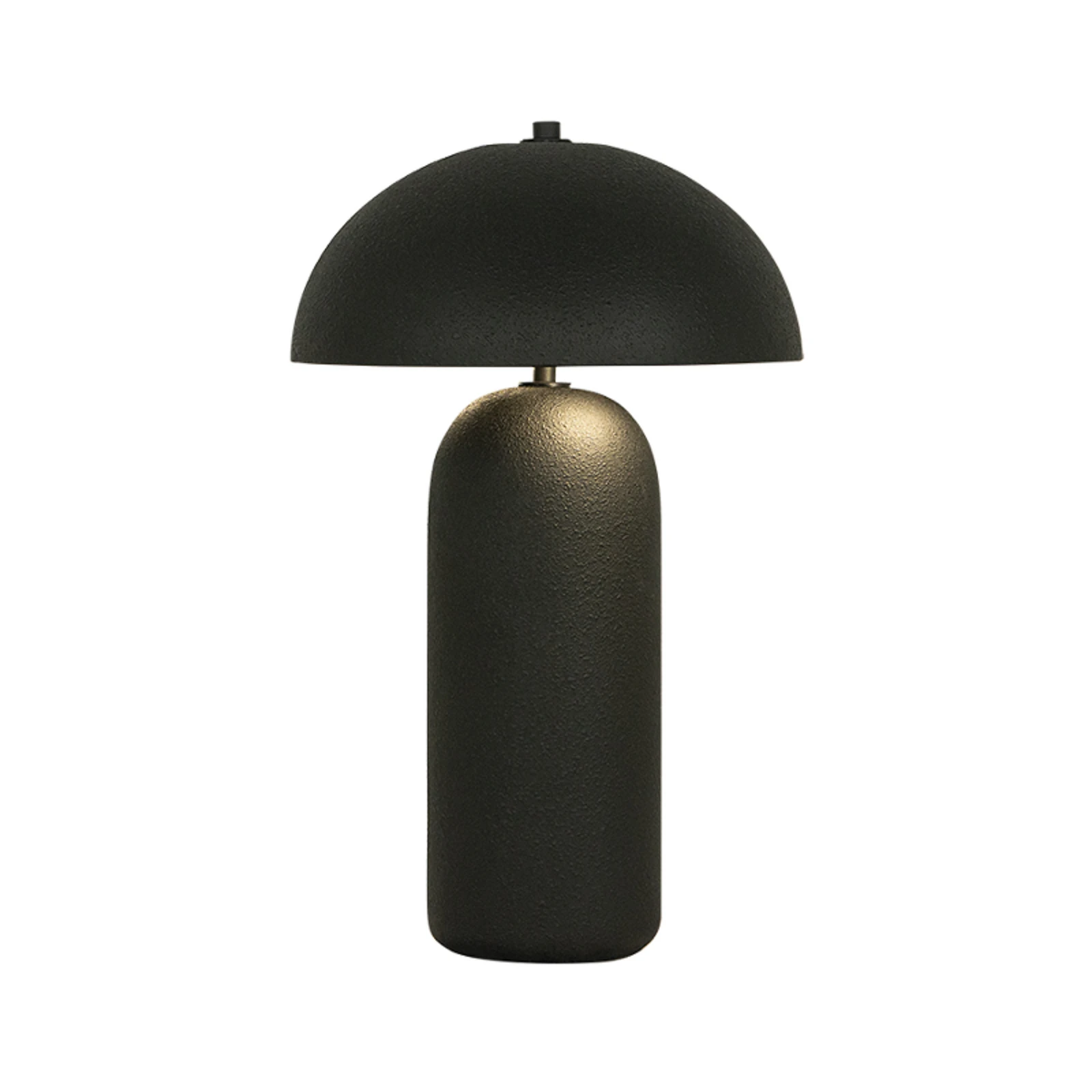 Pöytävalaisin 23006, musta, keraaminen, korkeus 48 cm, E27