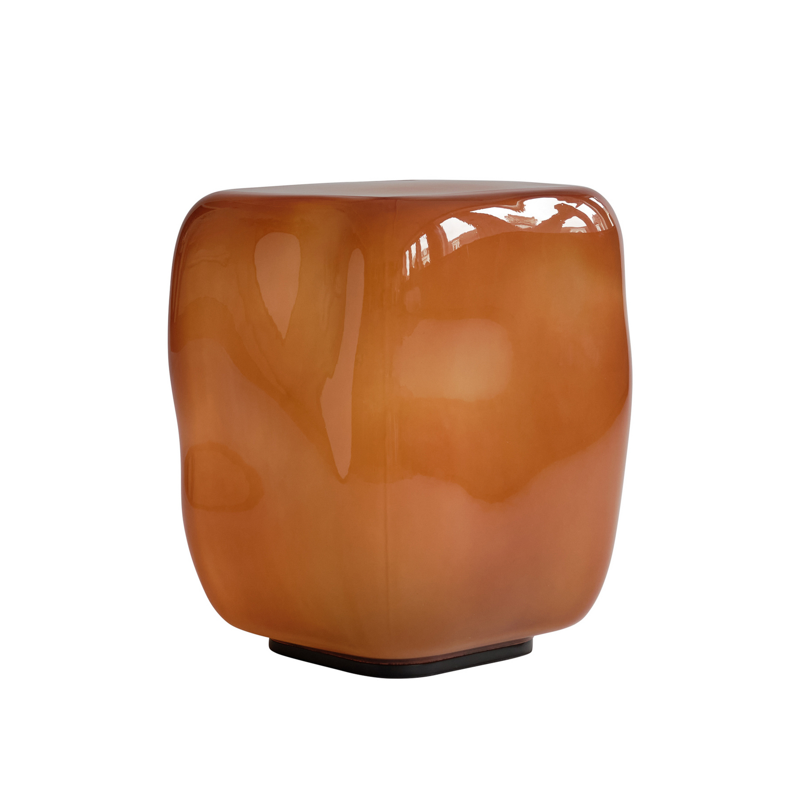 Stolik pomocniczy Ishi, karmelowy, 32 cm, szkło – 101 Copenhagen