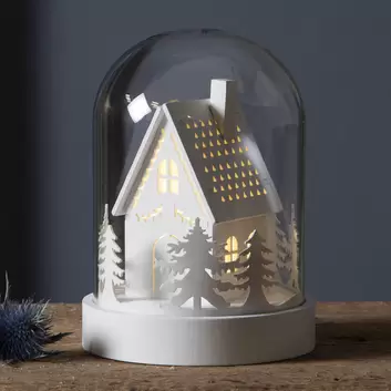 Décorations De Noël | Lampe Décorative Led Merryville, Père Noël À Moto |  #STAR TRADING# | Victor Lee Brown