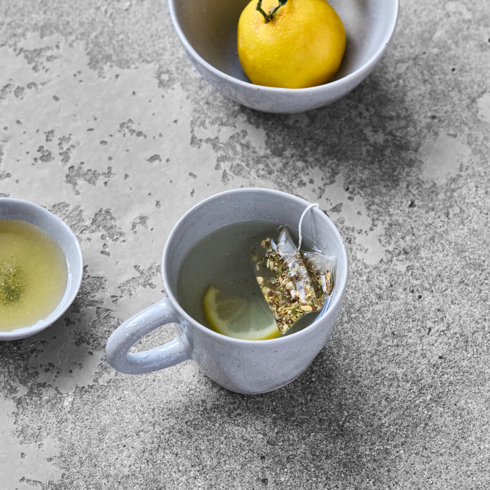 Tazza HDVida, ceramica azzurra, Ø 9 cm, set da 4 - House Doctor Tazza HDVida, ceramica azzurra, Ø 9 cm, set da 4 - House Doctor