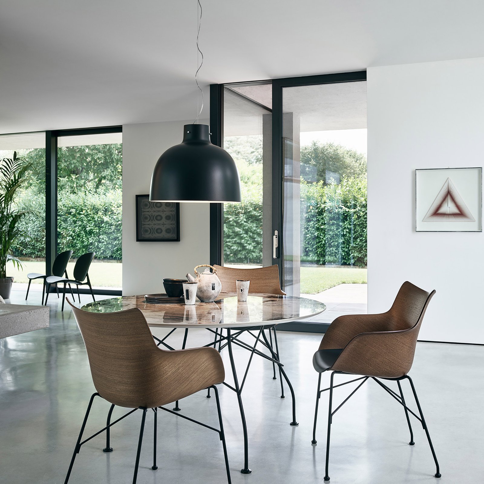 Bellissima Pendelleuchte Matt Schwarz - Kartell