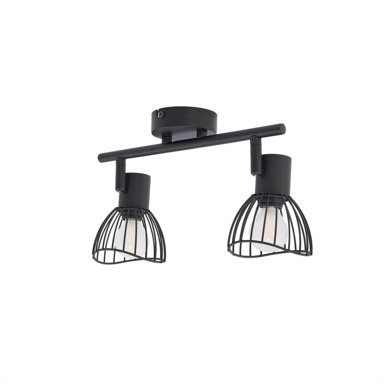 Piena 2 Ceiling Lamp Black - Lindby