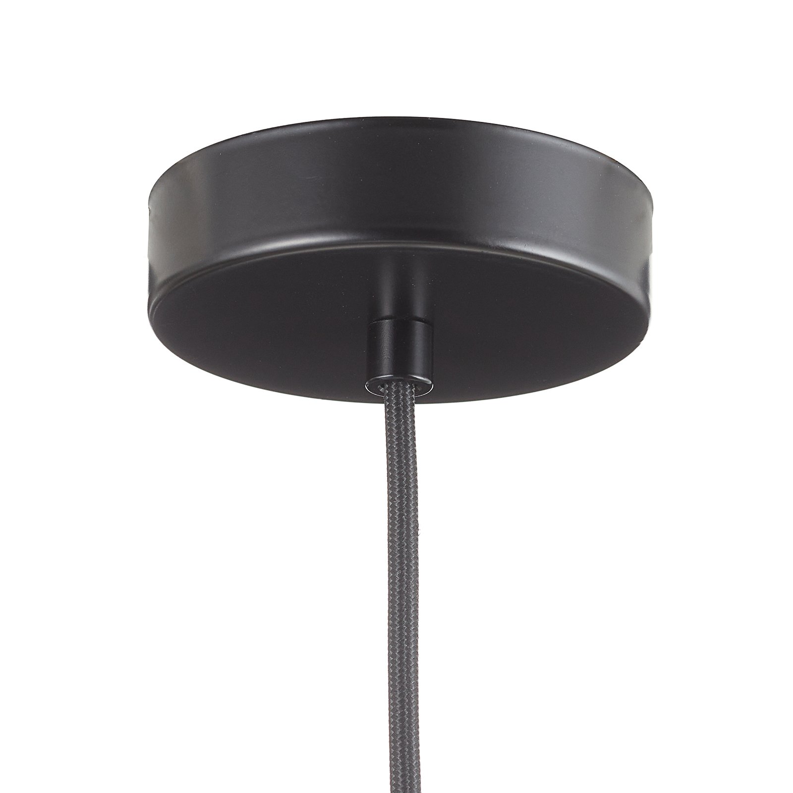Lámpara colgante Carlton negro-cobre Ø 31 cm