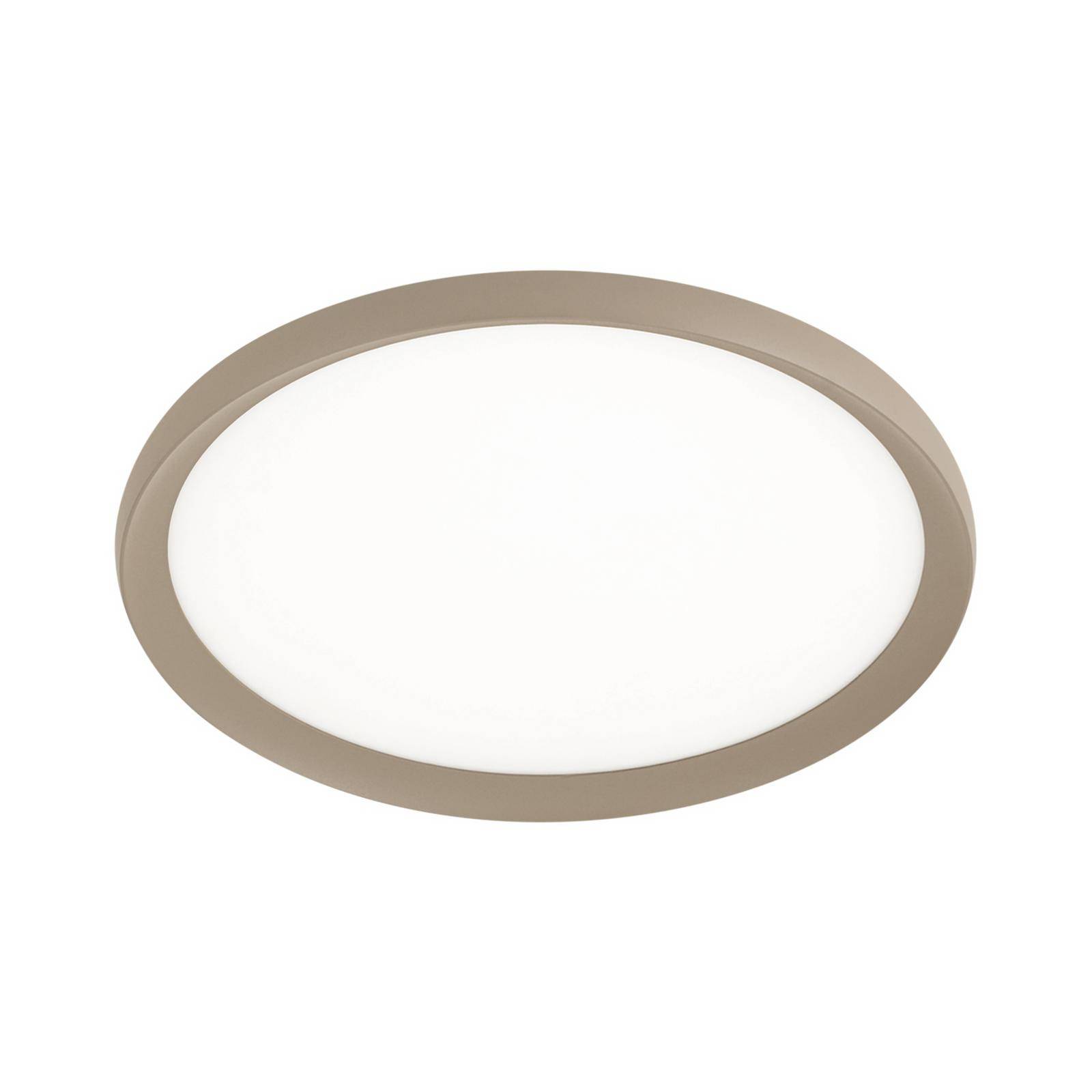 LED-Deckenlampe Kant, Ø 40 cm khaki, CCT Metall/Kunststoff
