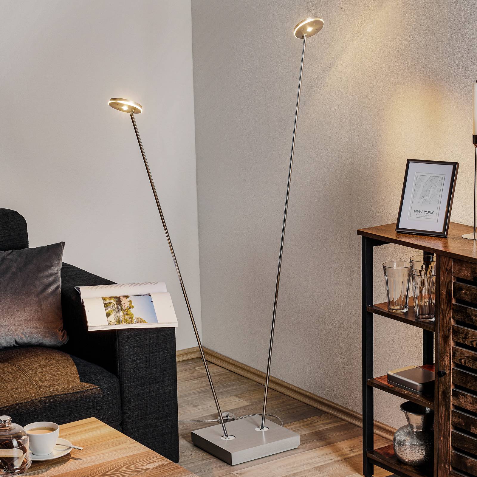 Lampa stojąca LED Spot It ze ściemniaczem 2
