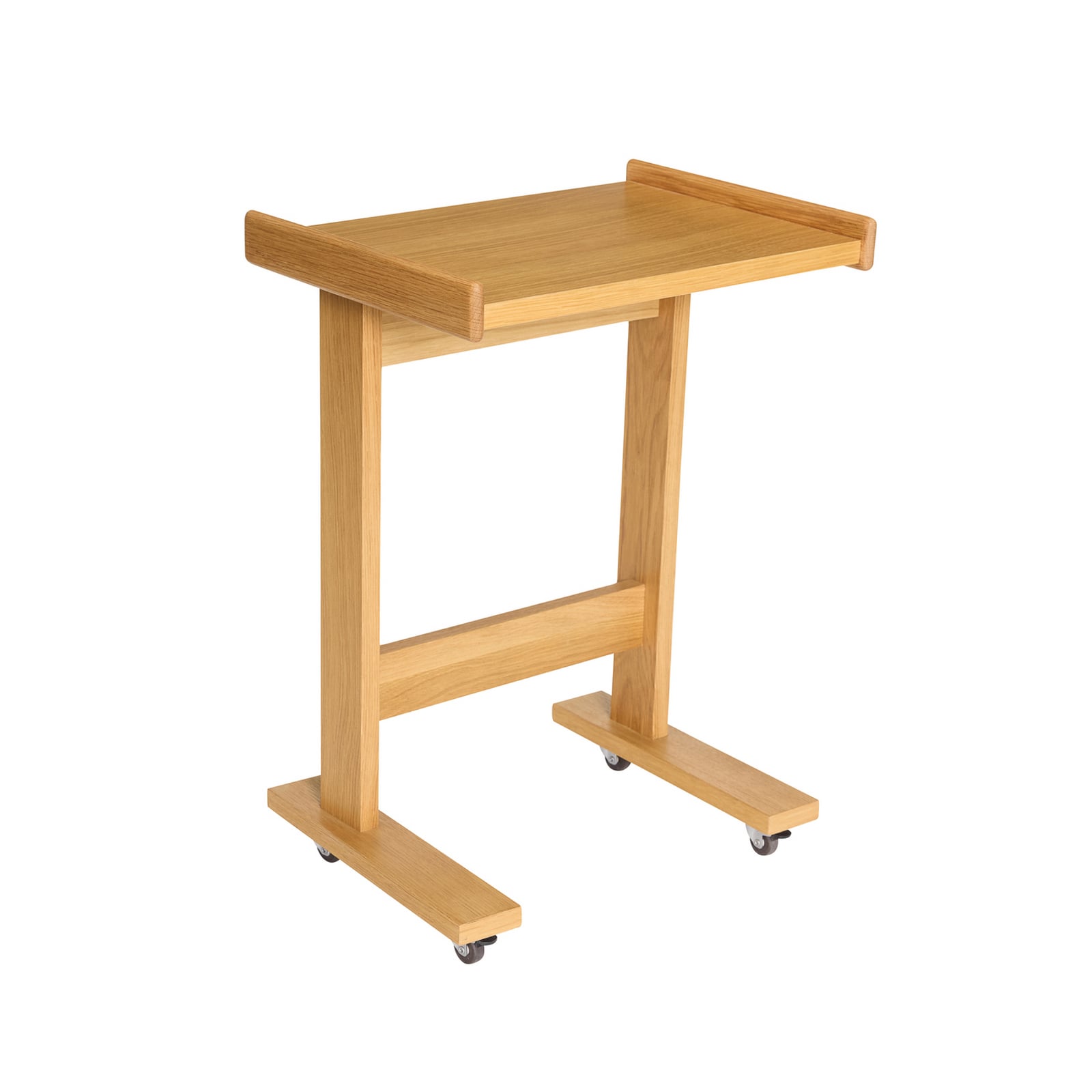 Tavolino Less in rovere chiaro, altezza 65 cm - Hübsch