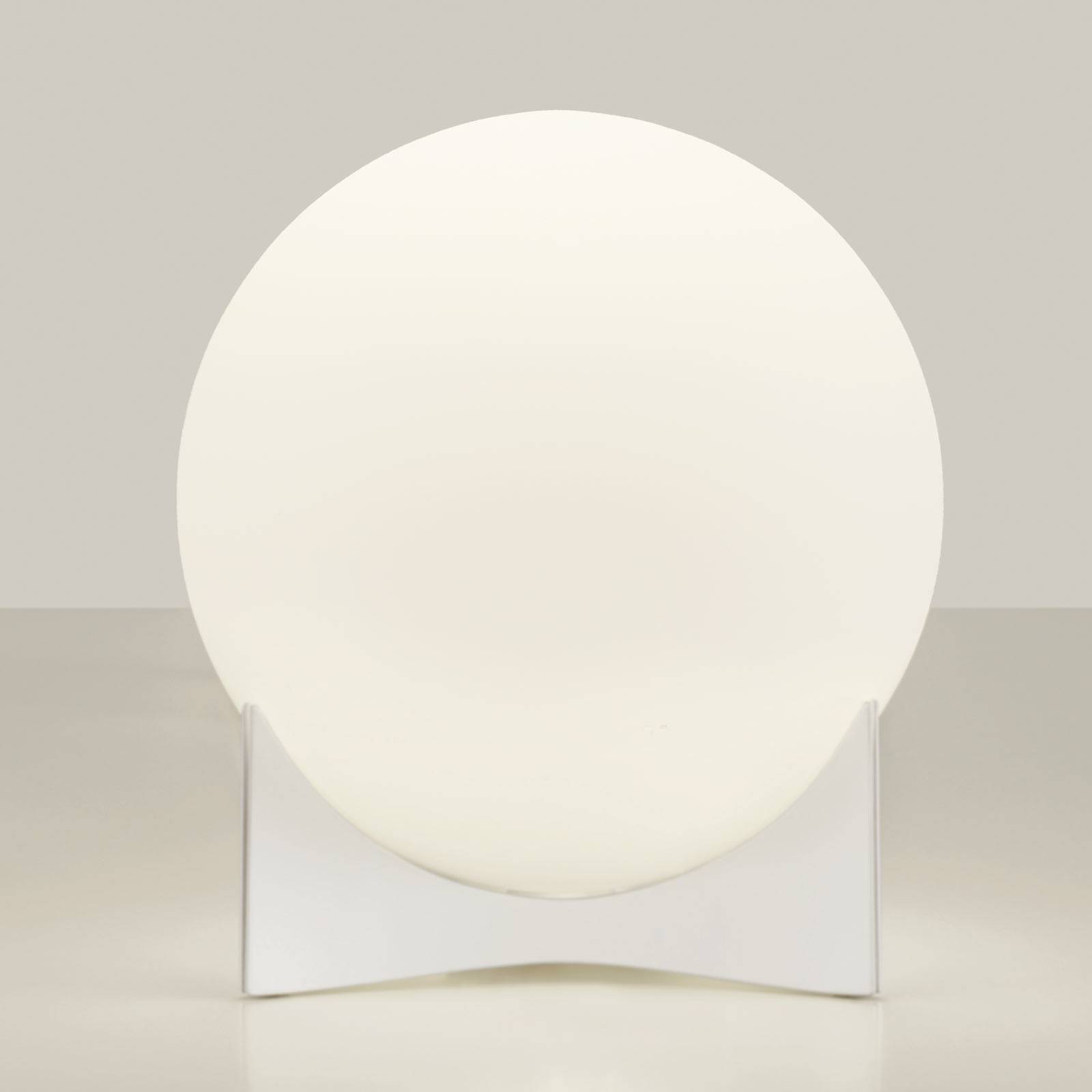 Terzani Oscar bordlampe af glas hvid