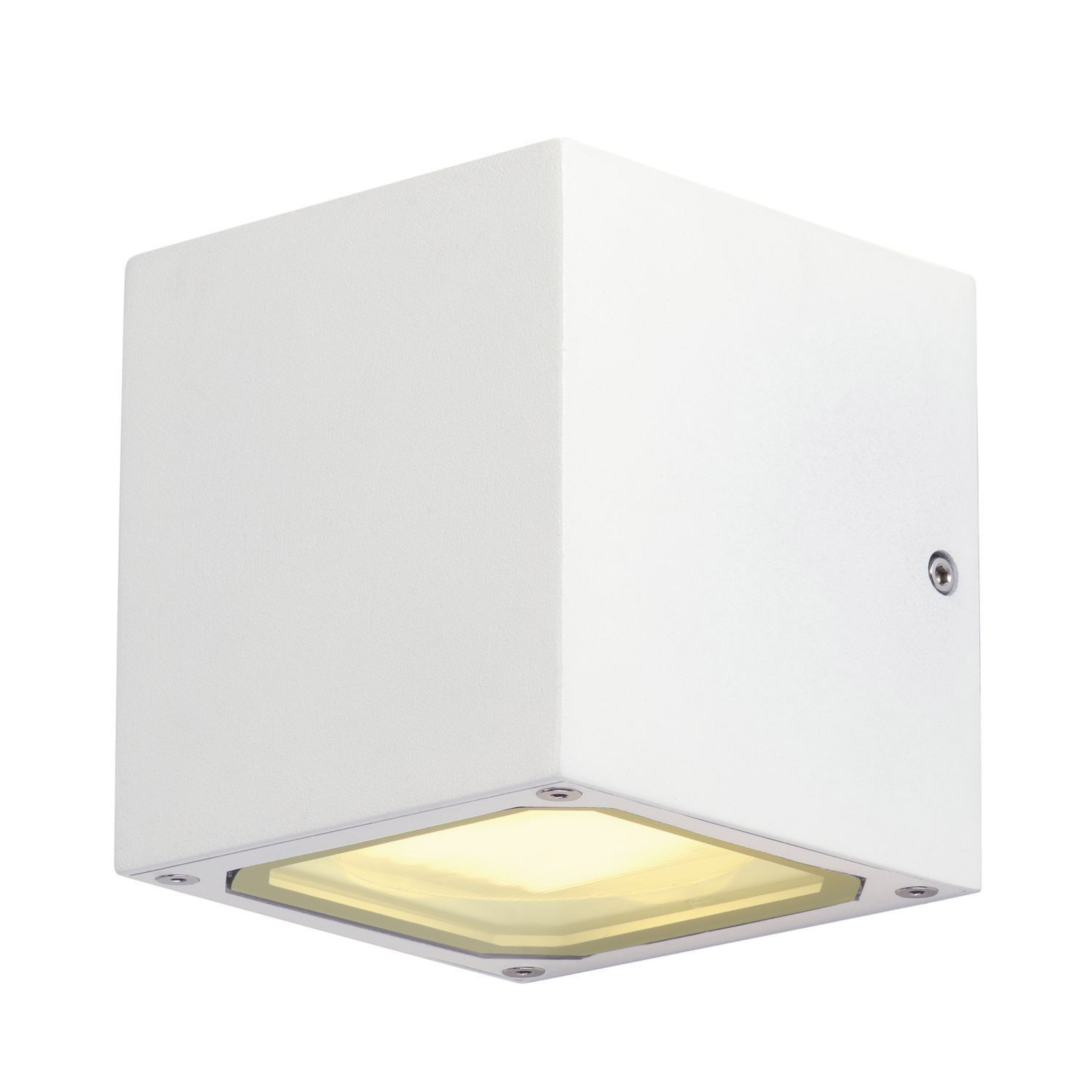 SLV Sitra Cube outdoor wall light, white