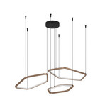 Suspension LED Estrella, bronze, à 3 lampes, CCT - Stars of Light