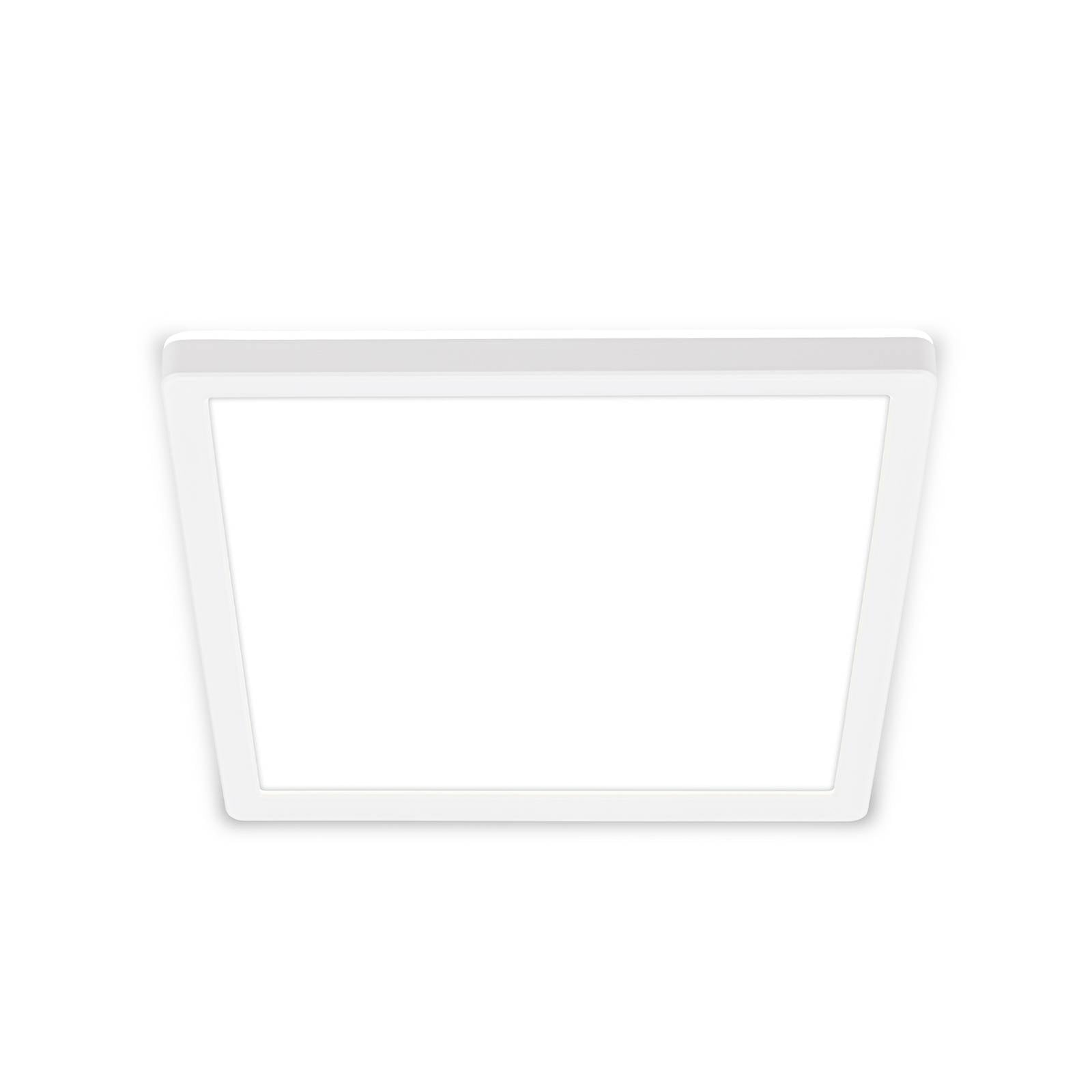 LED-Deckenleuchte Tava, weiß, 24x24 cm, Kunststoff