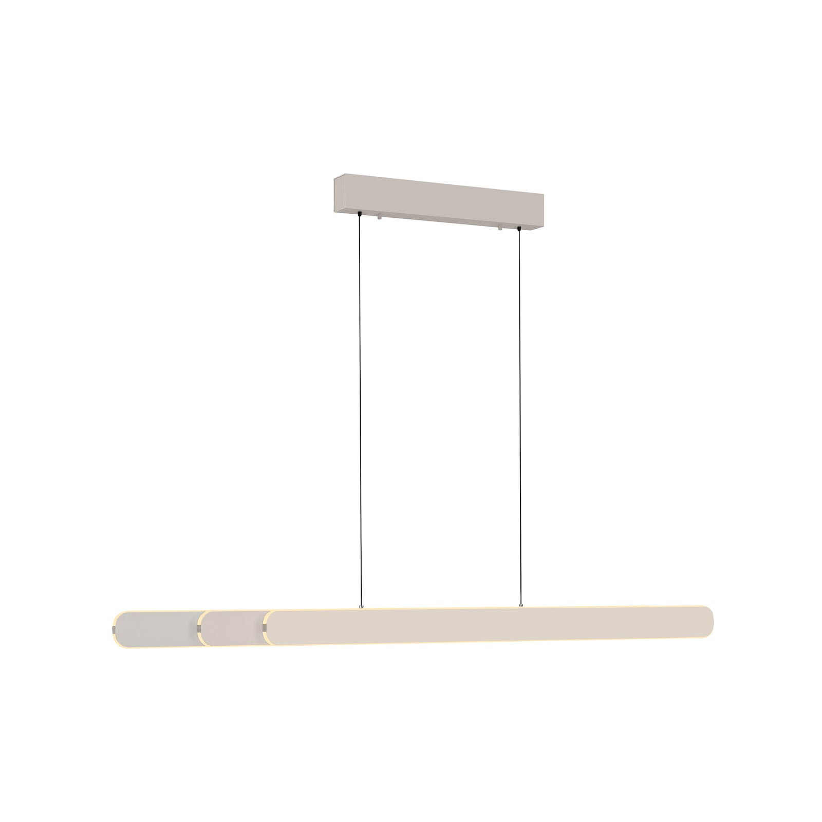 Adriana ROUND LED viseća svjetiljka, bež, duljina 160 cm, metal, CCT
