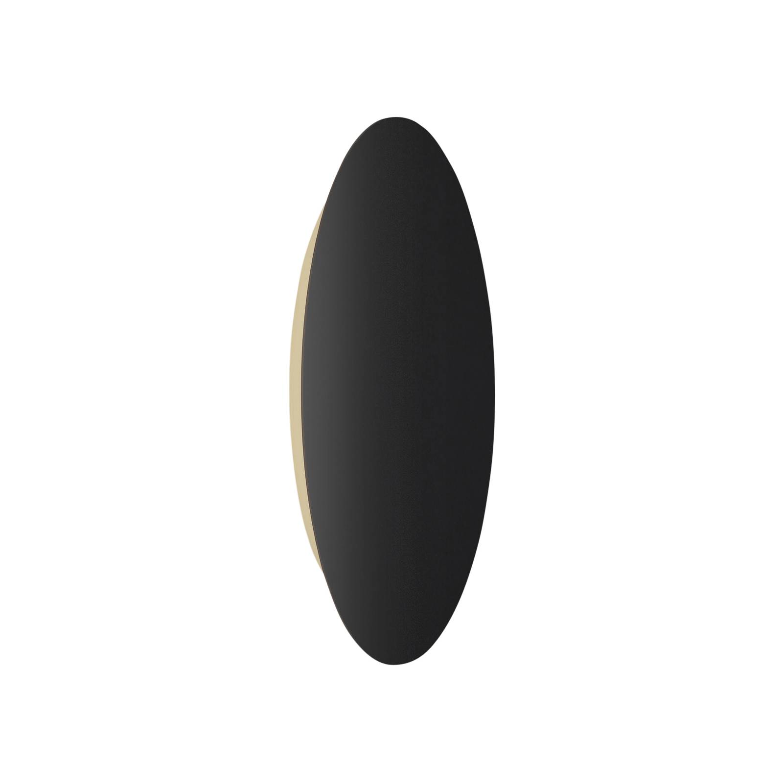 Escale Blade LED-Wandleuchte schwarz matt Ø 79 cm günstig online kaufen