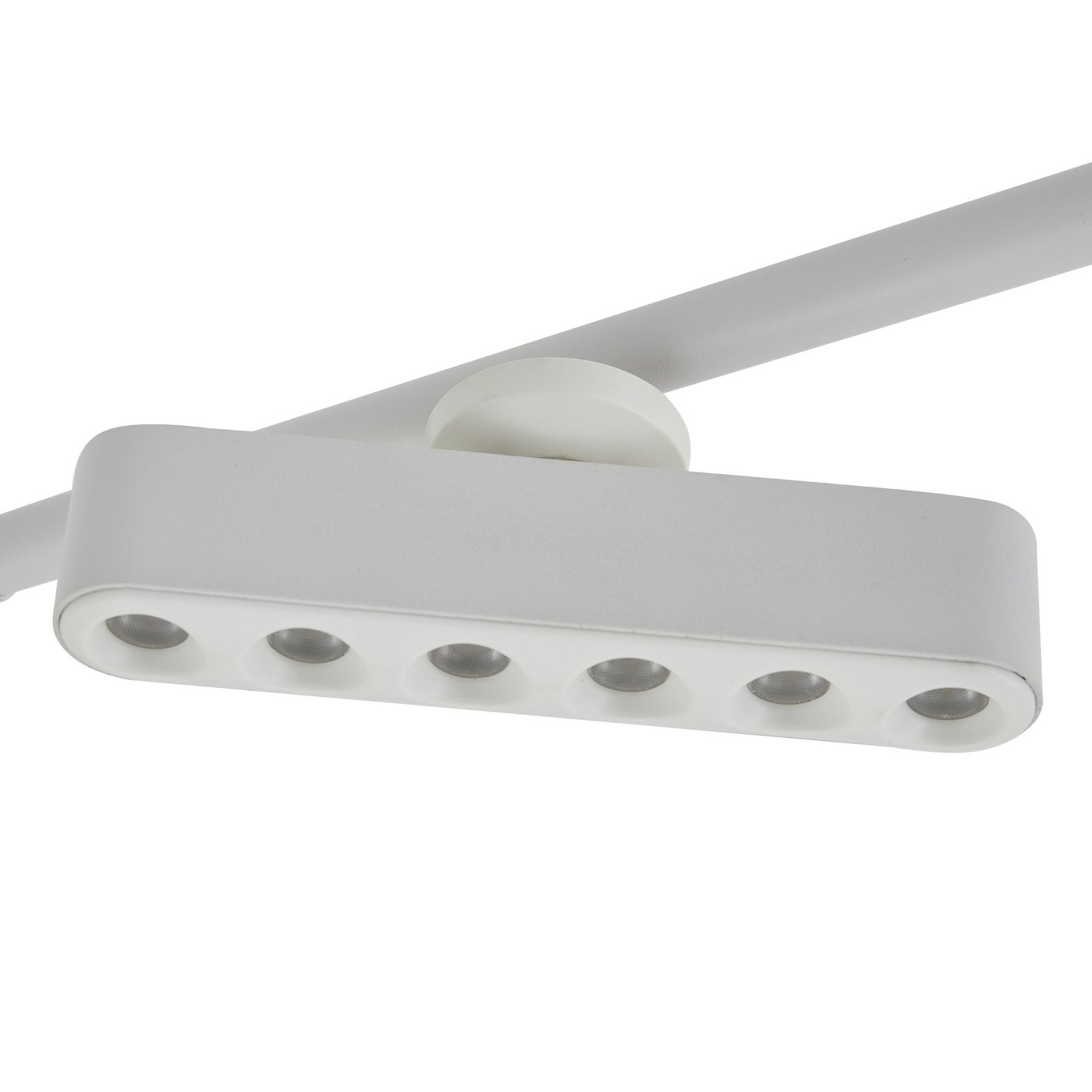 Lindby LED spot Eldrin, alb, 6 becuri, puncte de lumină