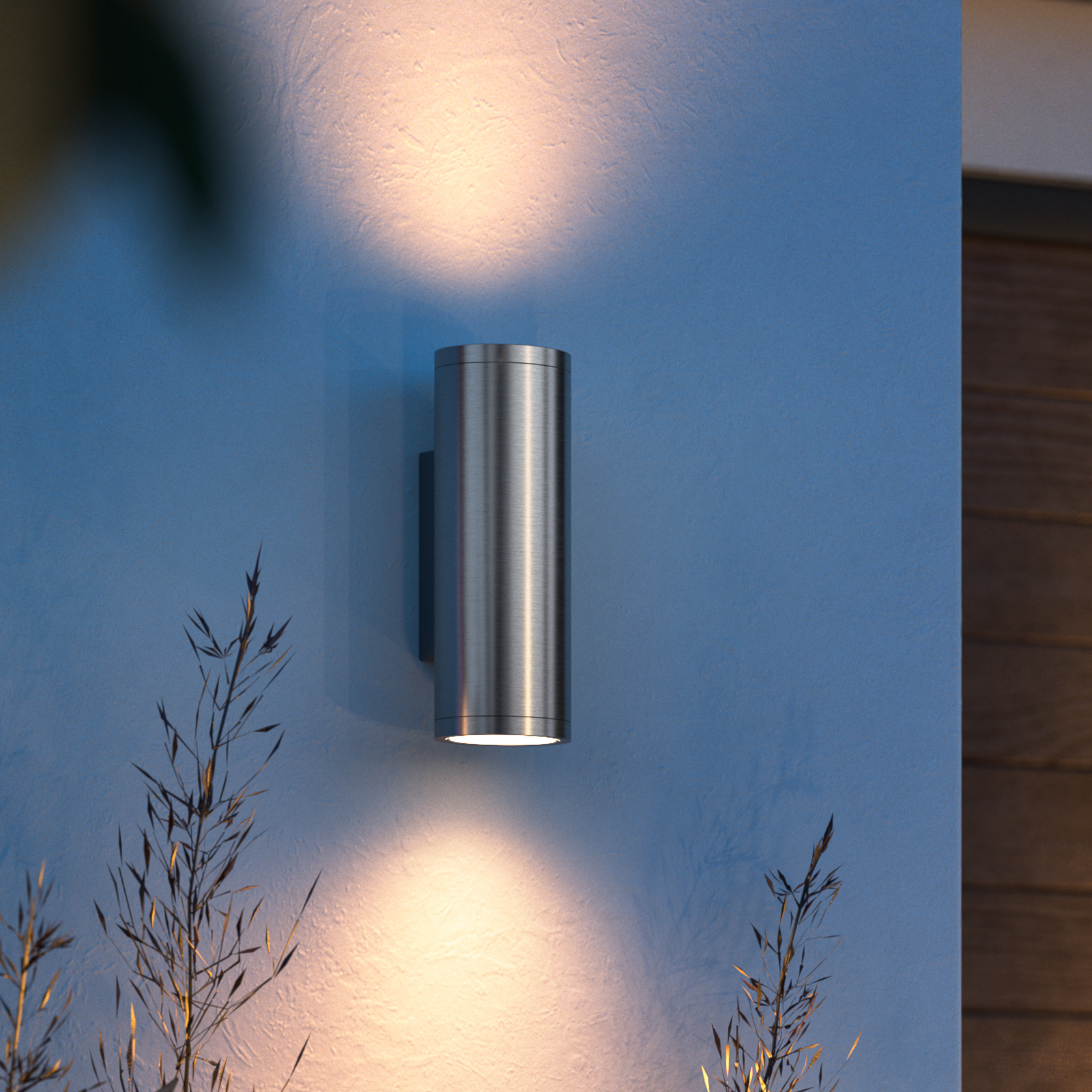 Philips Hue WACA Появява се външна стенна лампа от неръждаема стомана