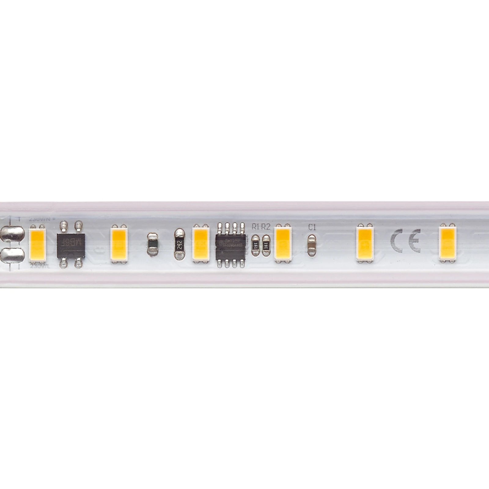 LED-Strip 5966 komplekt, 230V, 10m, IP65, 8W/m, 3000 K
