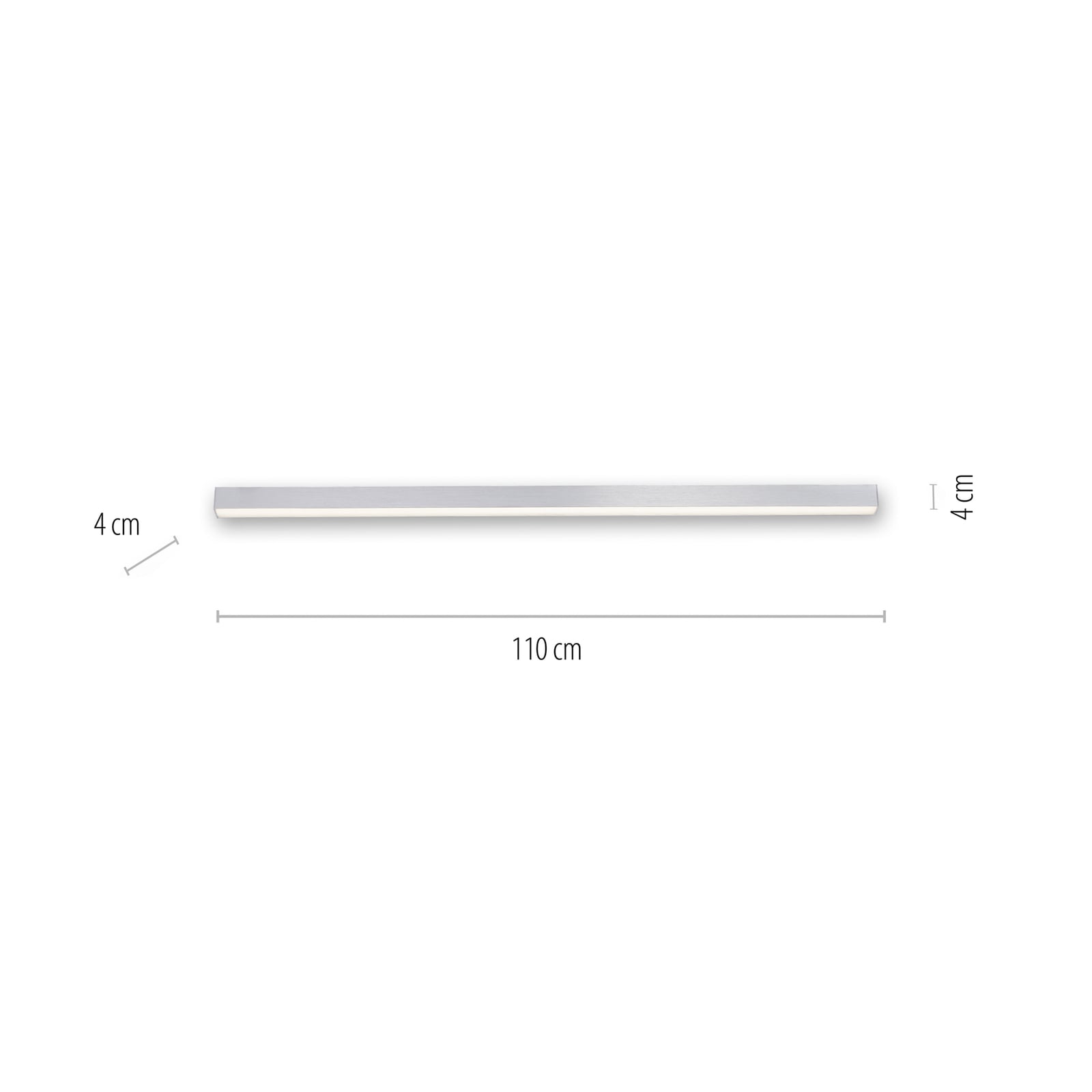 Lines Straight LED-Deckenlampe, diamond, 110 cm, CCT - PURE Lines Straight LED-Deckenlampe, diamond, 110 cm, CCT - PURE