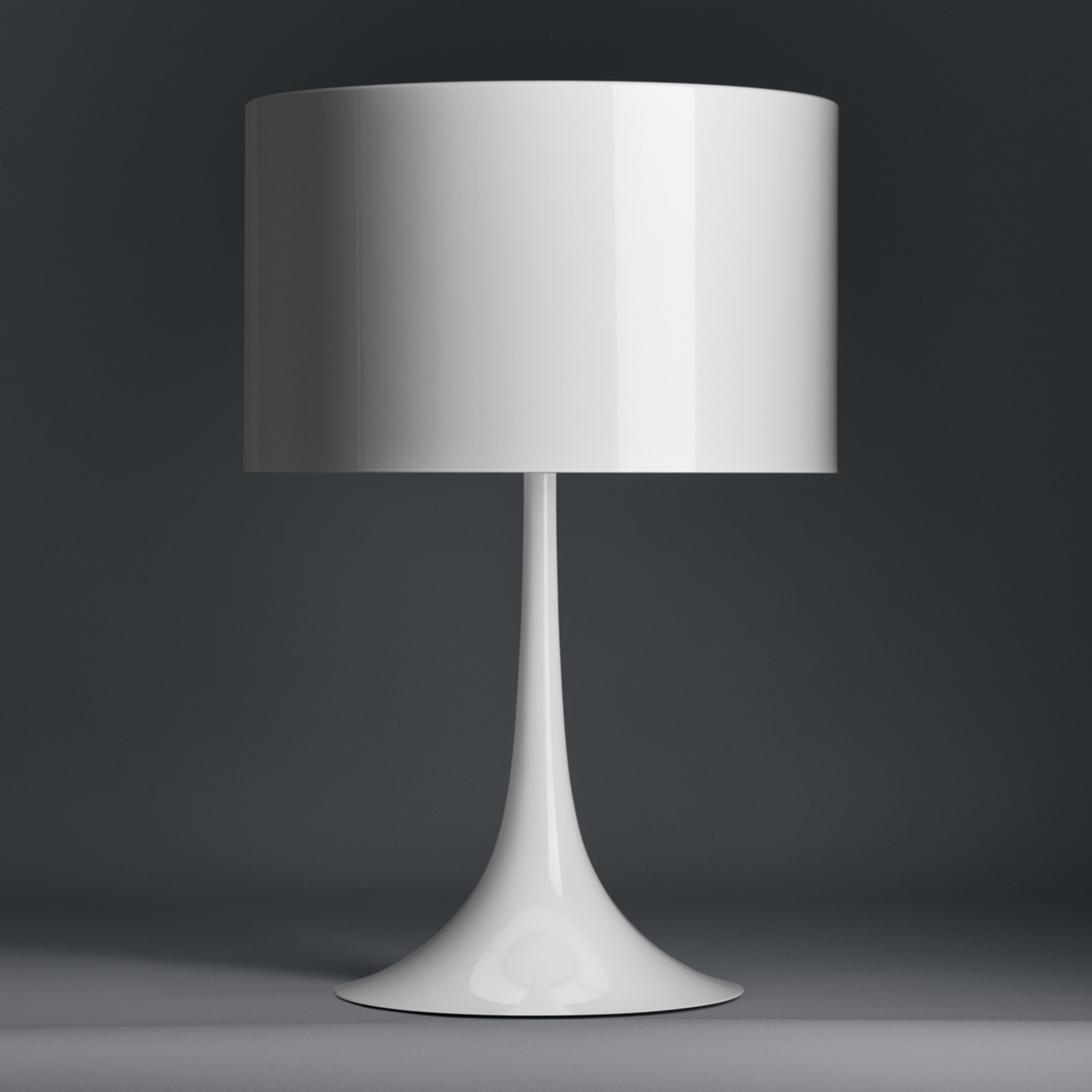 FLOS Spun Light T1 - bílá stolní lampa