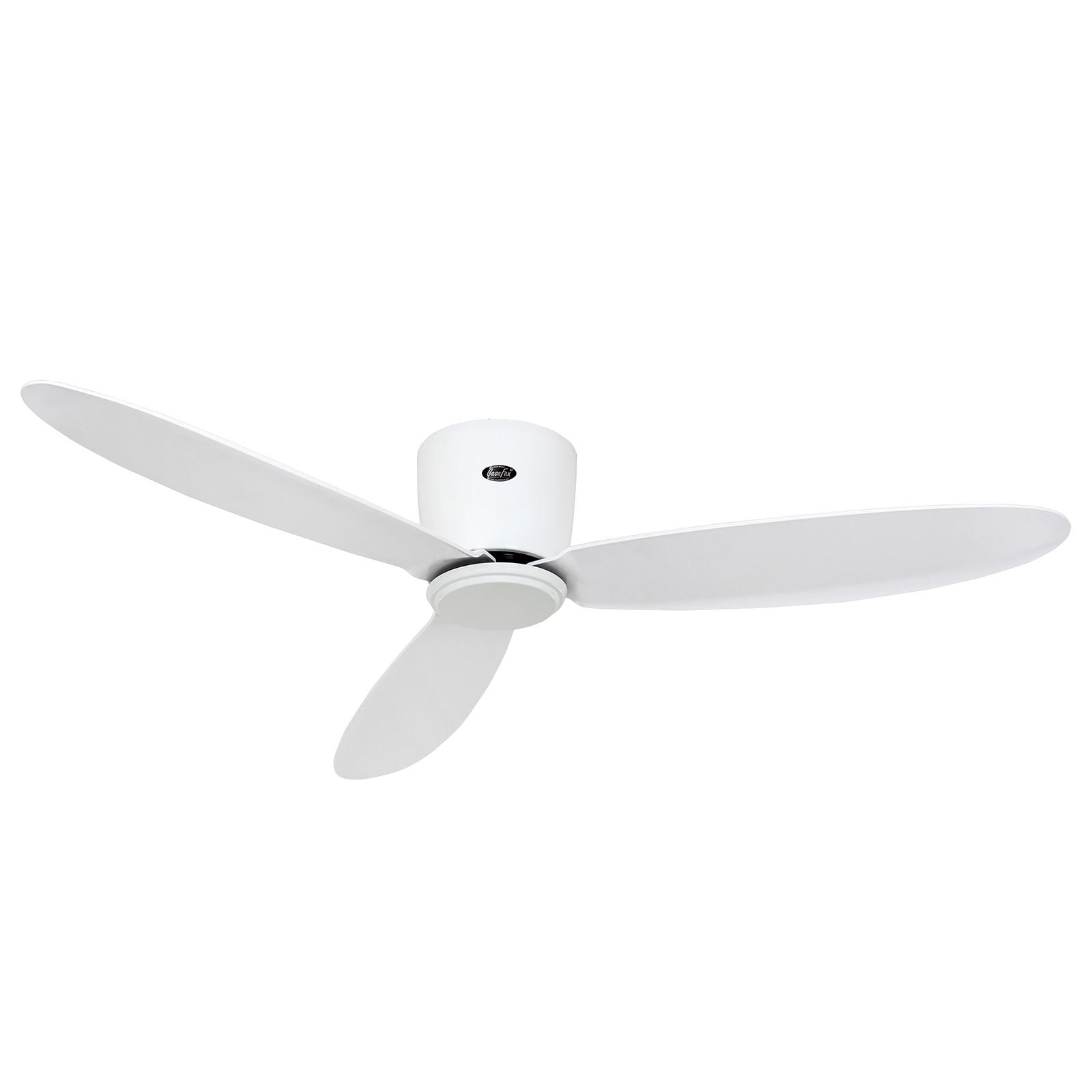 Eco Plano II ceiling fan, white, quiet, Ø 132 cm