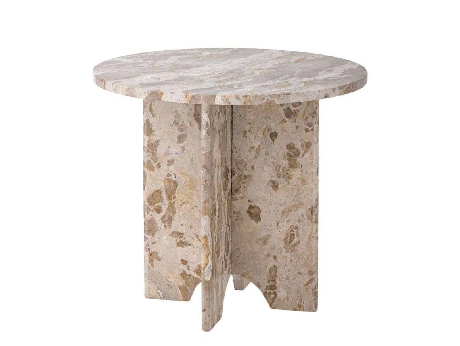 Jasmia Mesa de Apoio Brown Marble  - Bloomingville