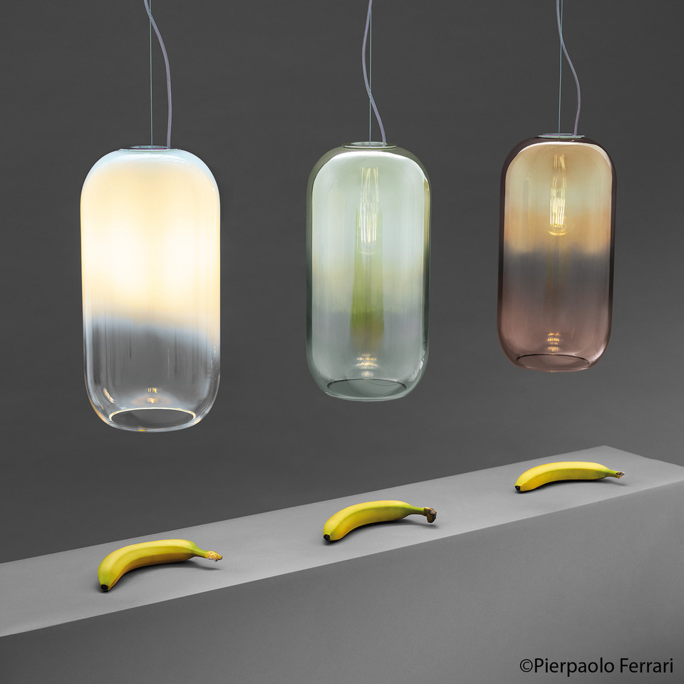 Artemide Gople Taklampa Blue Sapphire, blå från Artemide