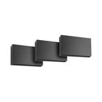 Lindby LED-Außenwandleuchte Jarte, 3er-Set, up/down, IP65