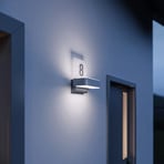 STEINEL LED lampă de perete pentru exterior L 820 SC, senzor, argintiu