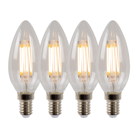 LED-Kerzenlampe E14 4W 2700K dimmbar 4er-Set