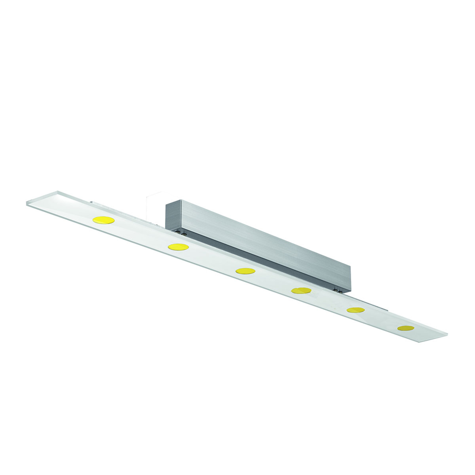 LED-Deckenlampe Sun mit ESG-Glas