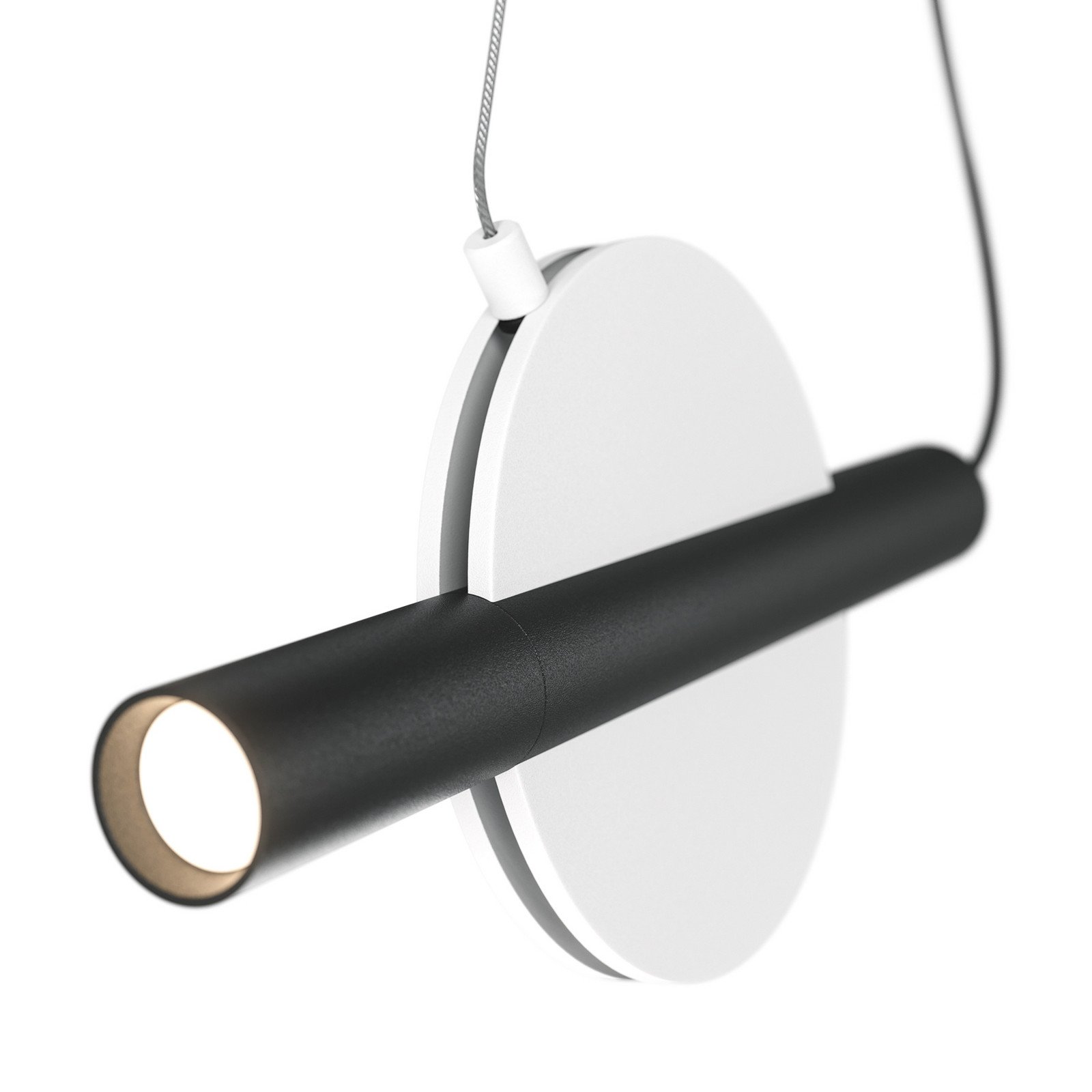 Maytoni Enigma lampă suspendată LED reglabilă alb - dormitor - modern - alb negru - Metal