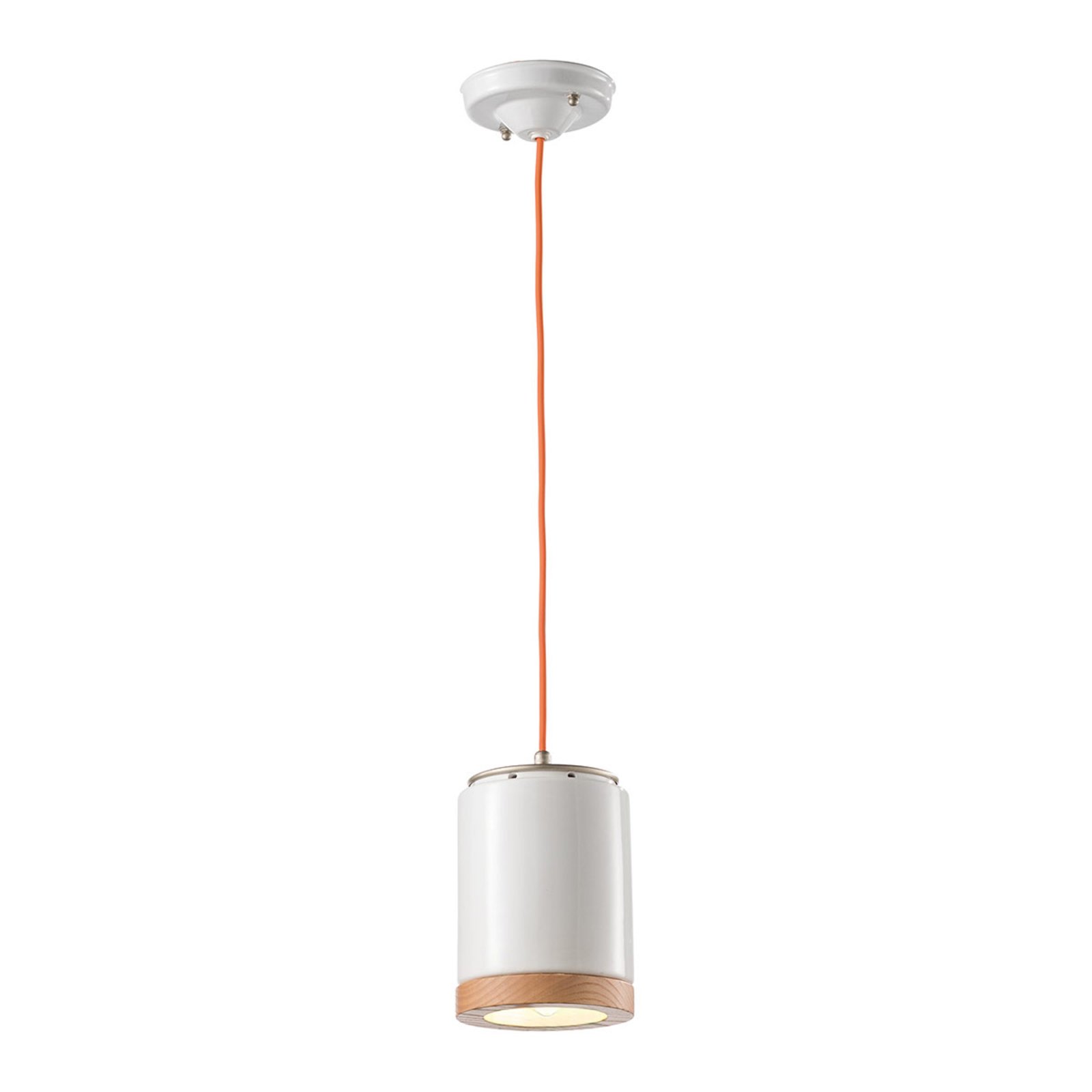 Lampada a sospensione C988 in stile scandinavo bianco