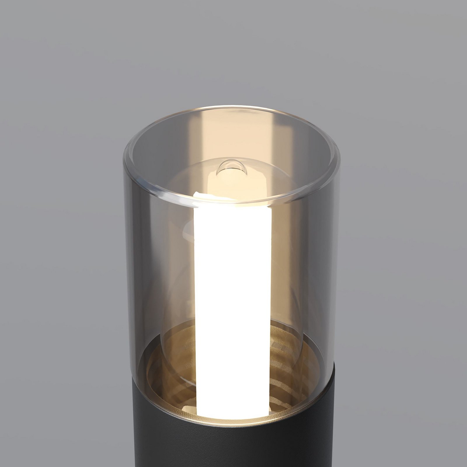 Šiljasta svjetiljka za tlo GLIDE, grafit, visina 37 cm, IP54, G9