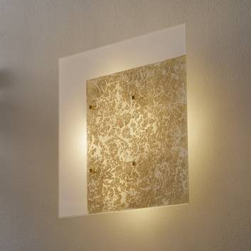 Royal GD 0008 wall light, gold leaf, 55x55