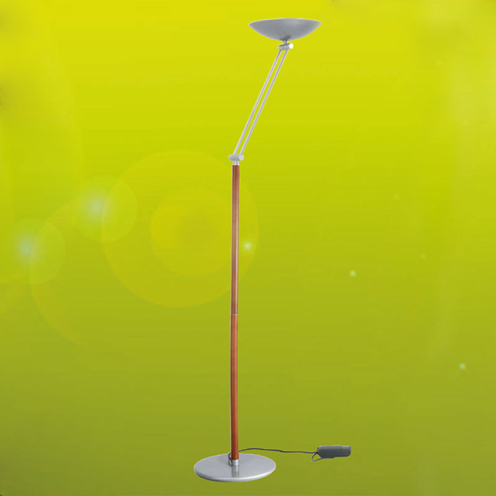 LED-Deckenfluter Lib V mit Dimmer höhenverstellbar