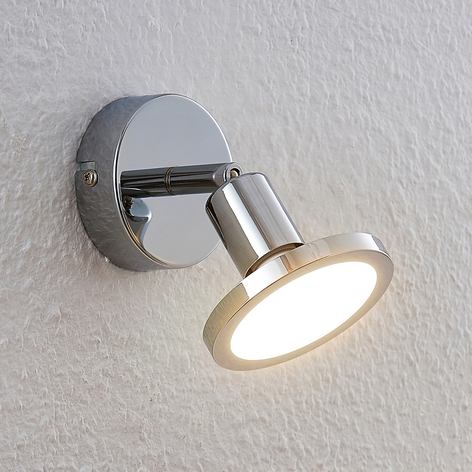 Lindby Ayden LED-Wandstrahler in Chrom