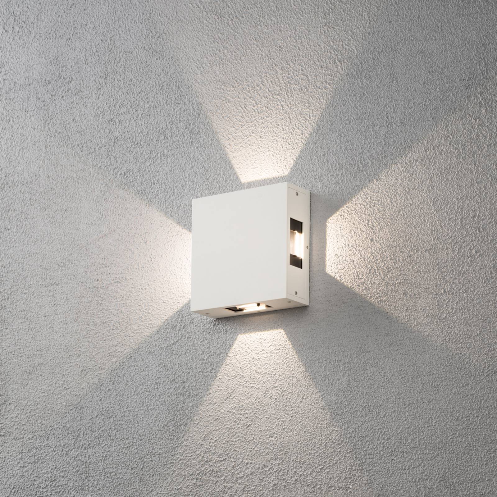 Cremona - LED kültéri fali lámpa, állítható, fehér