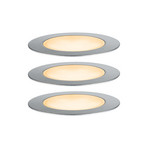 Plug & Shine 3 LED Spot à Enterrer Extérieur Floor Insect-friendly IP67 Silver -