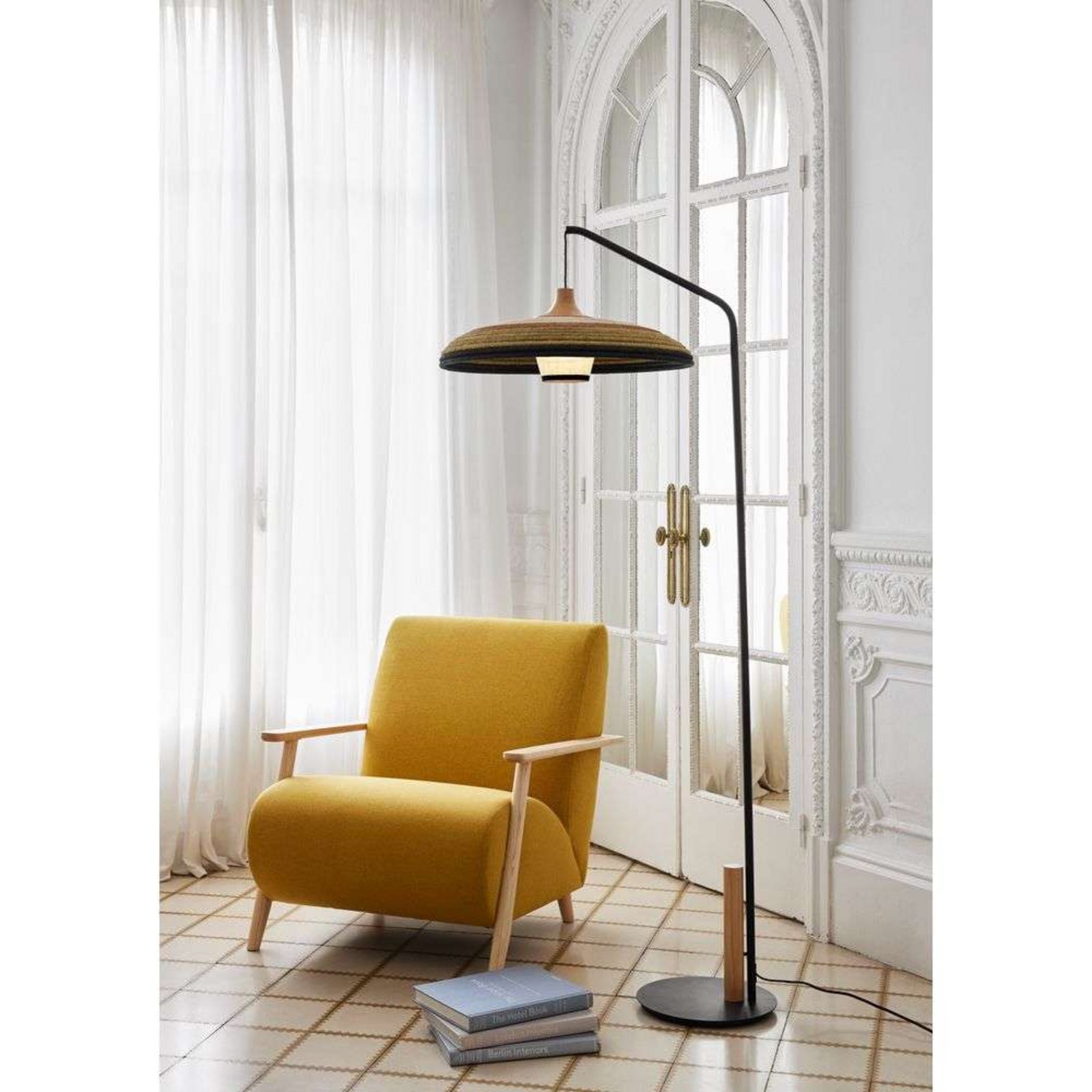 Grass Floor Lamp Green - Forestier