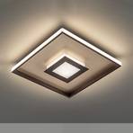 LED ceiling light Bug square, rust