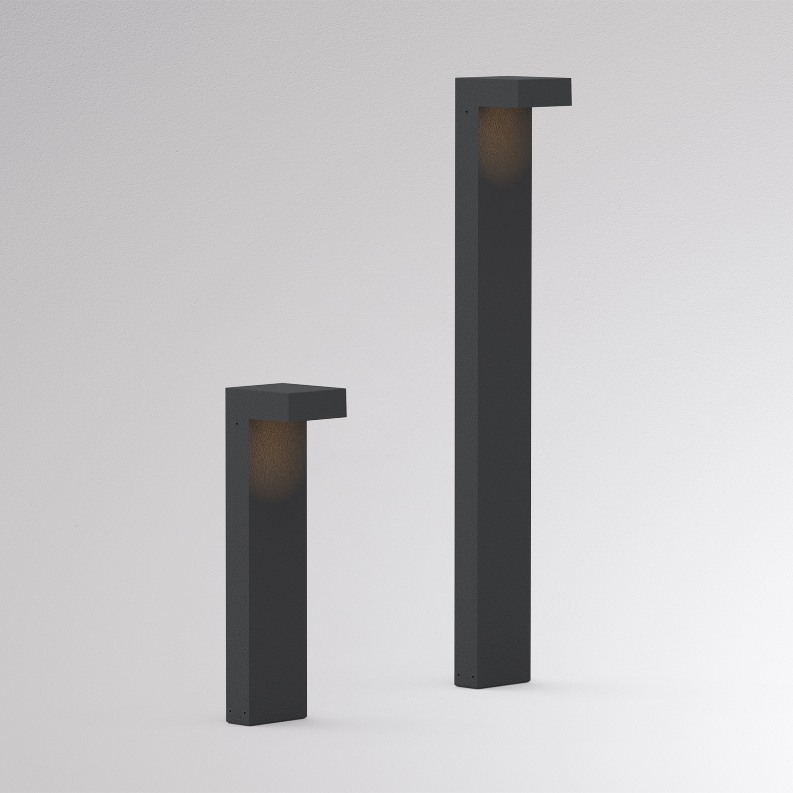 LED-Wegeleuchte ATO, Höhe 45 cm on/off anthrazit IP65 Metall