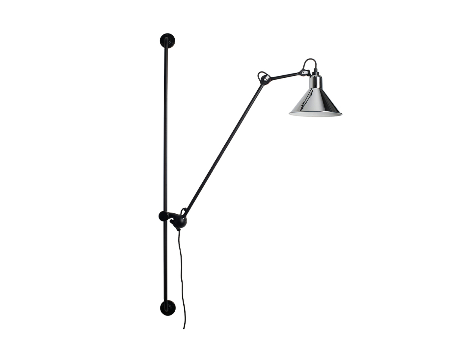 214 Vägglampa Conic Krom - Lampe Gras