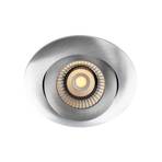 SLC One 360° LED recessed light dimmable to warm aluminium