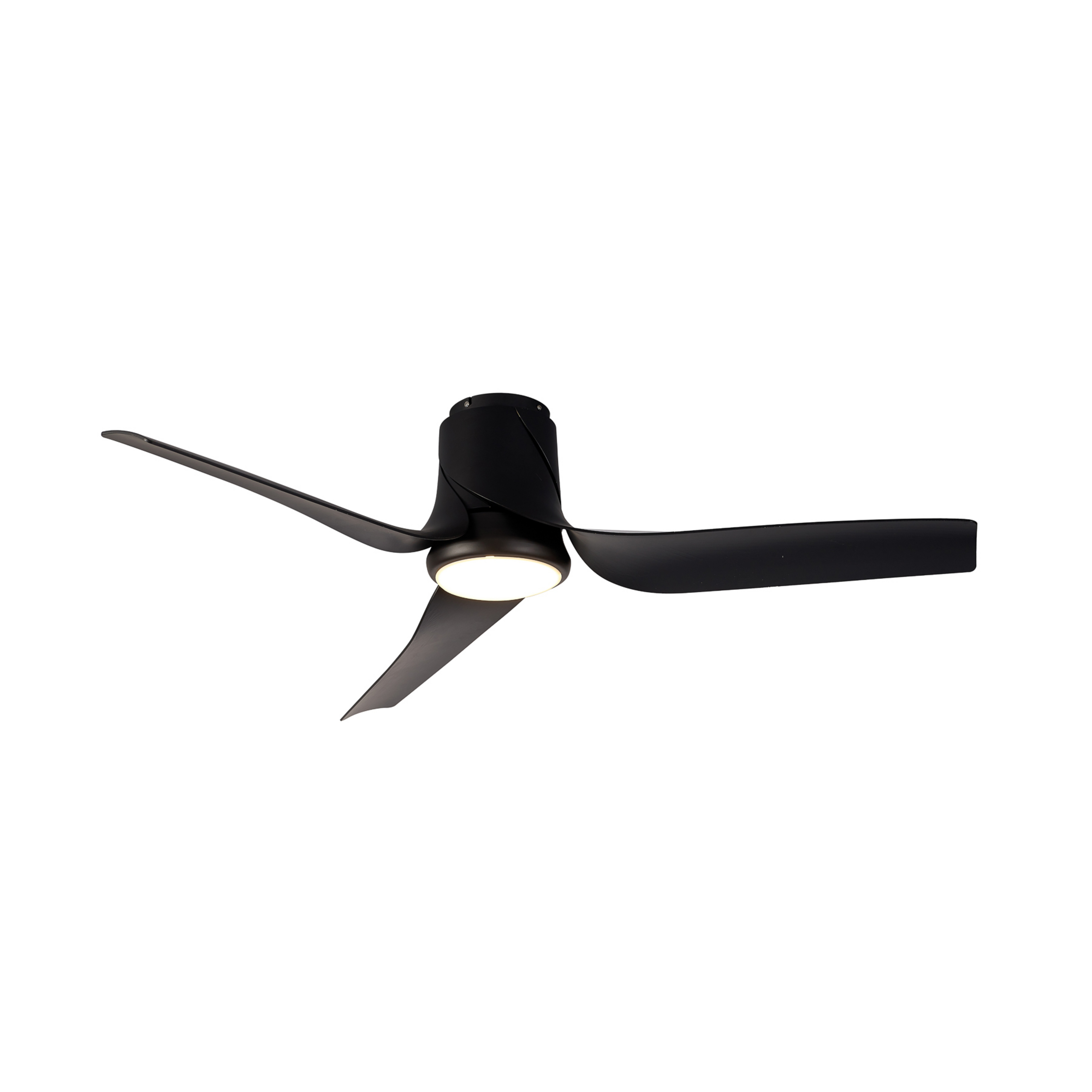 Ushuaia LED-Deckenventilator, schwarz, DC leise CCT - Mantra