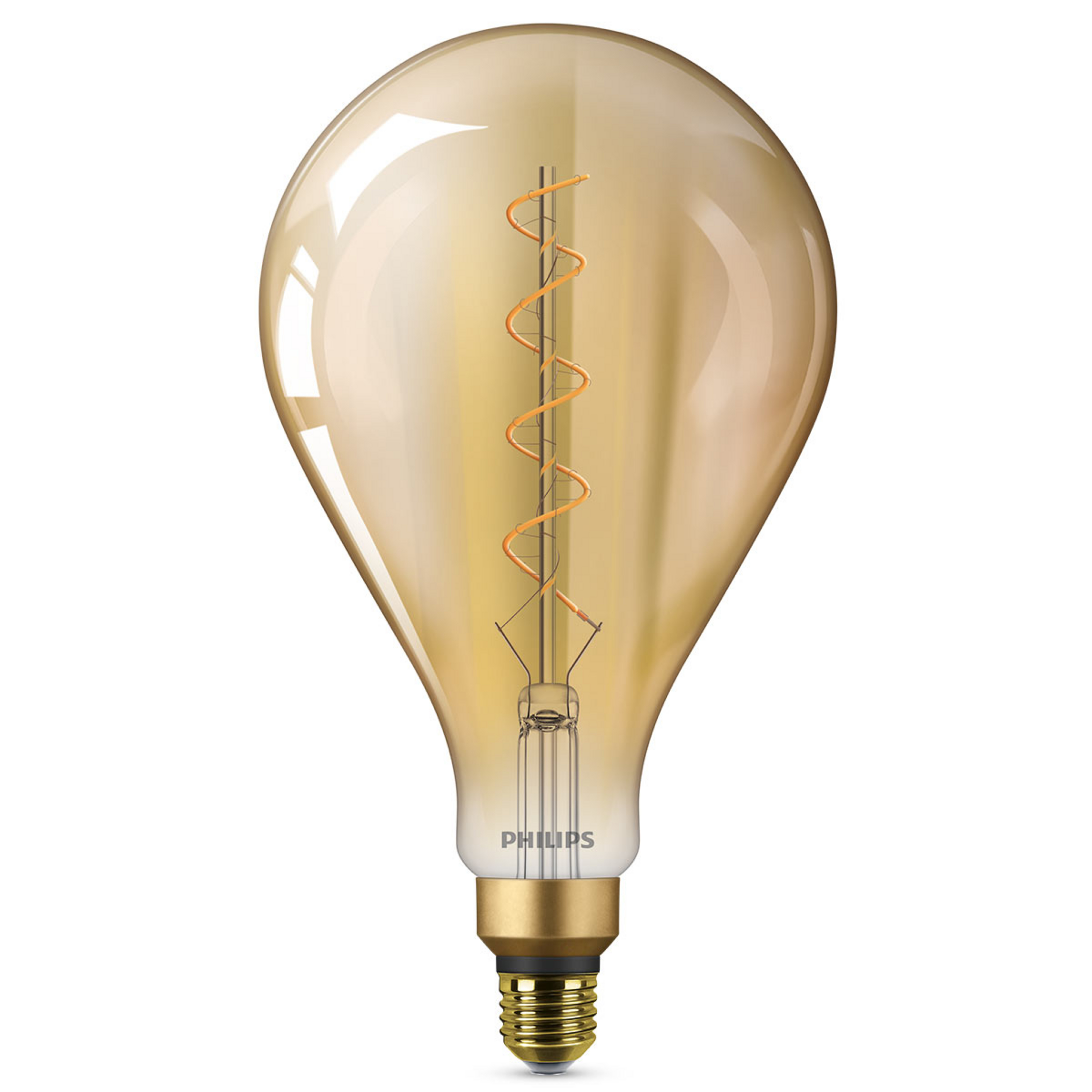 E27 4,5W Lampadina LED Gigante, bianco caldo, oro