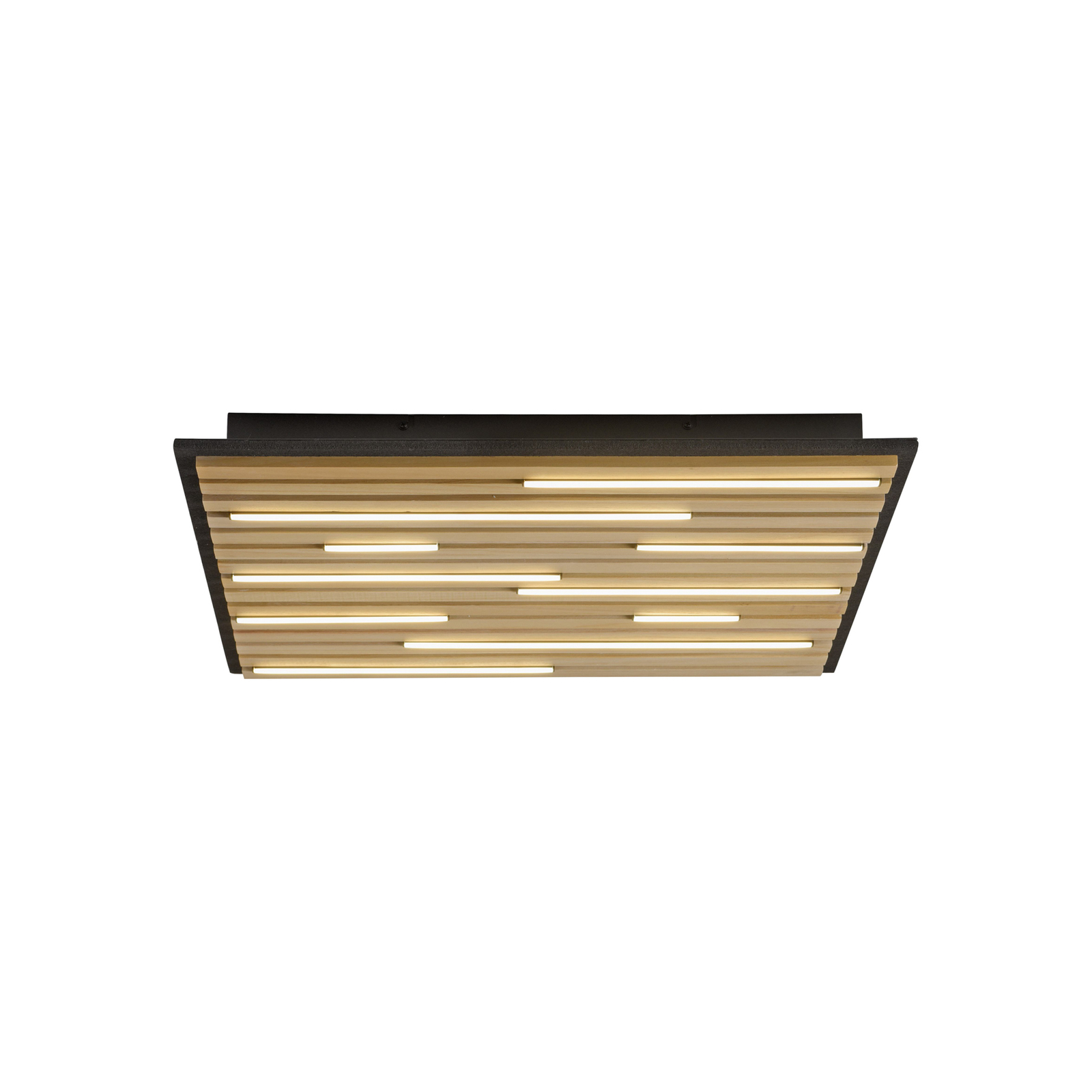 Paul Neuhaus Smart LED lubinis šviestuvas Q-Acoustic wood 62 x 62 cm