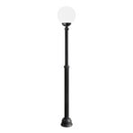 Lantaarnpaal 1143, 1-lamp, zwart/wit