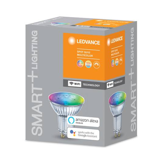 LEDVANCE SMART+ WiFi GU10-Reflektor 4,9W 45° RGBW