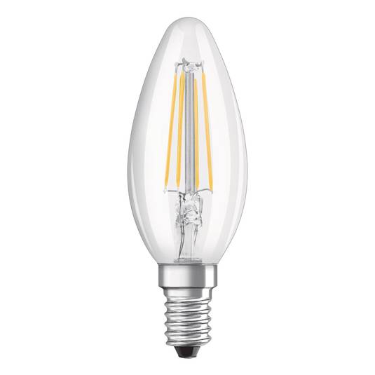 OSRAM LED-Kerzenlampe E14 4,8W universalweiß klar